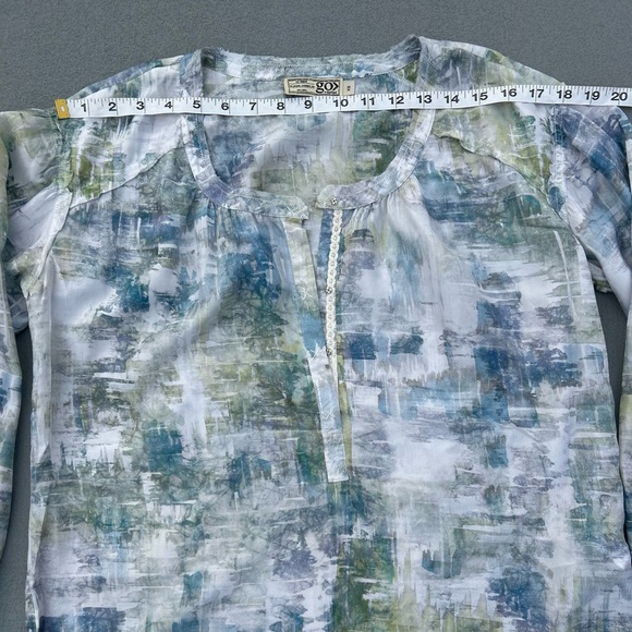 269.GO BY GO SILK Women’s Abstract Print Blouse - Picture 9 of 14